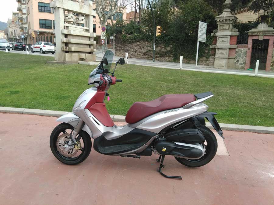 Genuine Piaggio Beverly 350 Sport Touring ABS Front Fork Assembly – 2015 Model, OEM